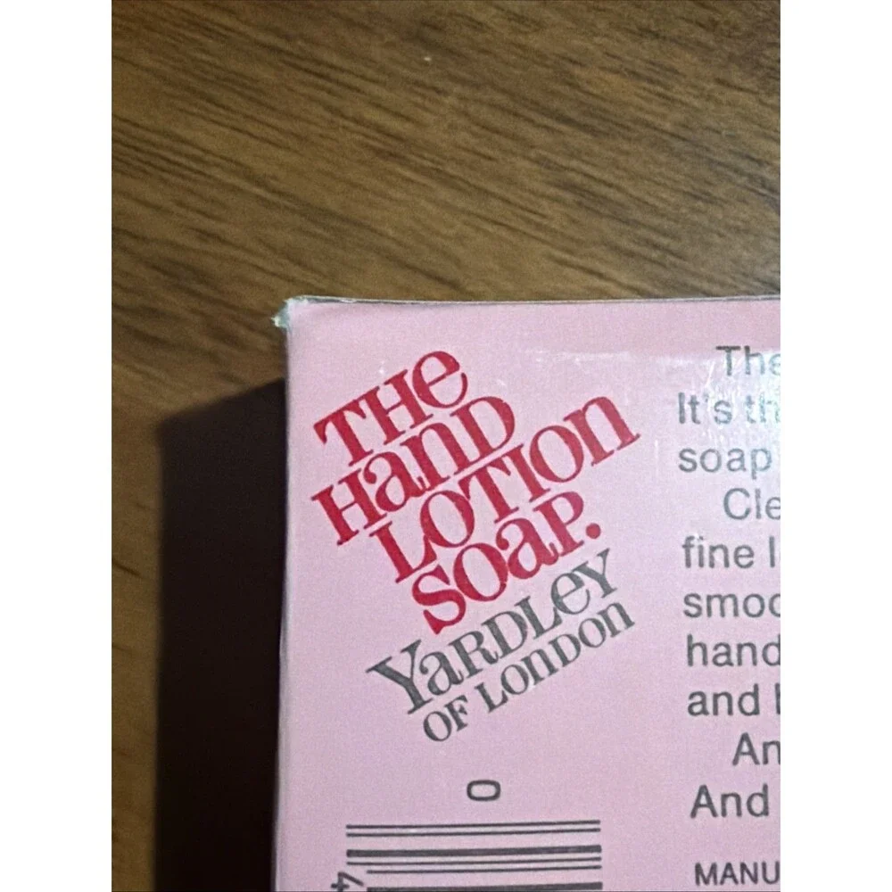 VERY RARE Vintage 1979 Yardley London The Hand Lotion Soap 4.25￼ oz Old Stock